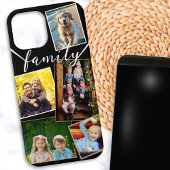 5 Photo Collage Modern Zwart Wit Stijlvol Case-Mate iPhone Case