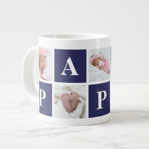 5 Photo Collage Papa Specialty Coffee Mugs Grote Koffiekop