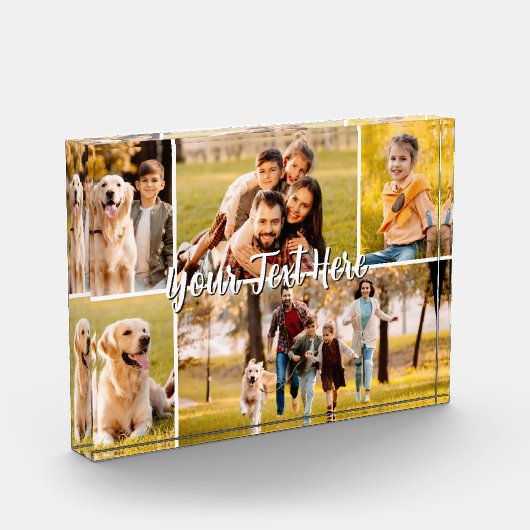 5 Photo Collage Script-titel Fotoblokken (Links)