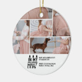 5 Photo In My Merry Pregnant Era Christmas Keramisch Ornament (Links)