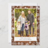 5 PHOTO Retro Kerstmis Rustige Tronkelwagen Feestdagenkaart (Achterkant)