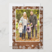 5 PHOTO Retro Kerstmis Rustige Tronkelwagen Feestdagenkaart (Achterkant)