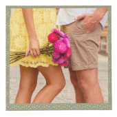 5 Photo Sage Green Gold Verloving Kubus (Rechts)