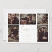 5 Photos White Chic Trendy Collage Wedding Covid19 (Voorkant)