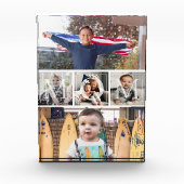 5 Pic Collage voor Moeder Fotoblok (Voorkant)