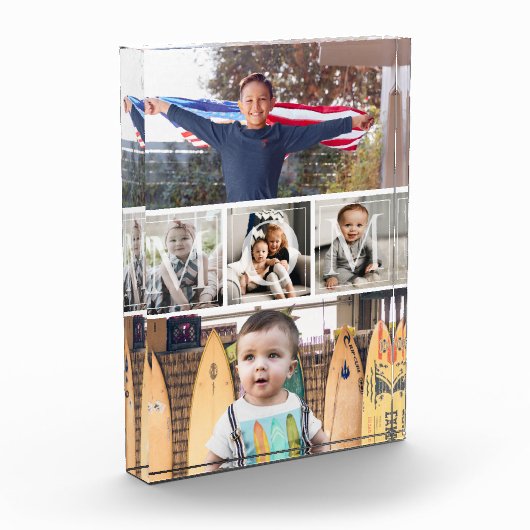 5 Pic Collage voor Moeder Fotoblok (Links)