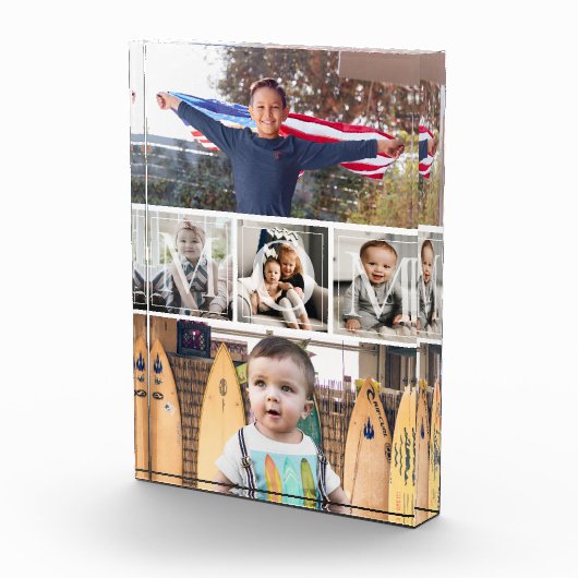 5 Pic Collage voor Moeder Fotoblok (Rechts)