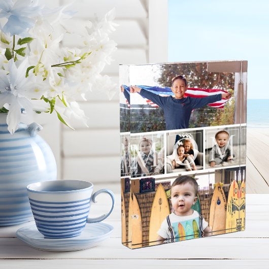 5 Pic Collage voor Moeder Fotoblok