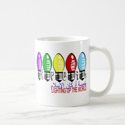 5 Pillars van de islam Koffiemok (Rechts)