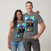 5-plaats de Sjabloon van de Groeven van de Foto Fa T-shirt (Unisex)