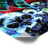 5 Pointz New York Skulls Graffiti Poster (Hoek)