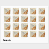 5 Populatie 1820 Vierkante Sticker (Vel)