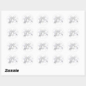 5-puntsdrumkit: markeringstekening: ronde sticker (Vel)