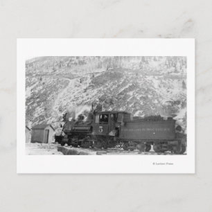 #5 Railroad Engine Colorado & Southern Briefkaart