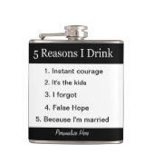 5 redenen waarom ik drink heupfles (Voorkant)