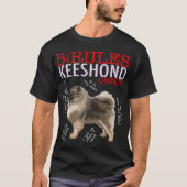 5 Regels voor Keeshond Eigenaren T-shirt T-shirt T (Voorkant)