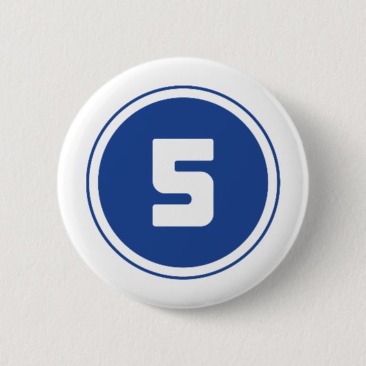 ## 5 ## RONDE BUTTON 5,7 CM (Voorkant)
