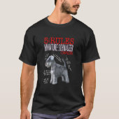 5 Rules for Miniature Schnauzer Owners tee T-shirt (Voorkant)