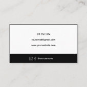 5 Schattigee honden Professioneel hondengerelateer Visitekaartje (Achterkant)