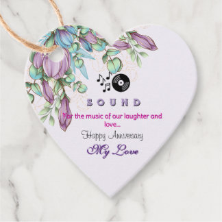 5 Senses Jubileum (GELUID) Bedankjes Labels