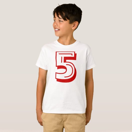5 shirt (Voorkant volledig)