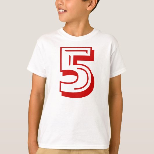 5 shirt (Voorkant)
