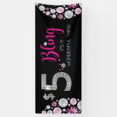 $5 Sieraden banner- Bling Spandoek (Verticaal)
