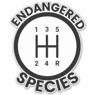 5 Snelheid bedreigde diersoorten Sticker