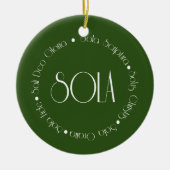 5 Solas Keramisch Ornament (Voorkant)