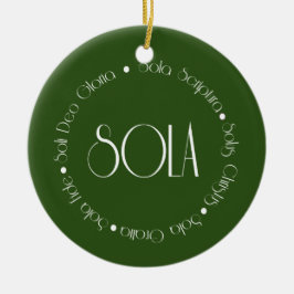 5 Solas Keramisch Ornament