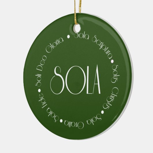 5 Solas Keramisch Ornament (Links)