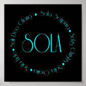 5 Solas Poster (Voorkant)