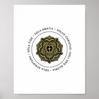 5 Solas-Poster Poster