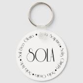 5 Solas Sleutelhanger (Voorkant)