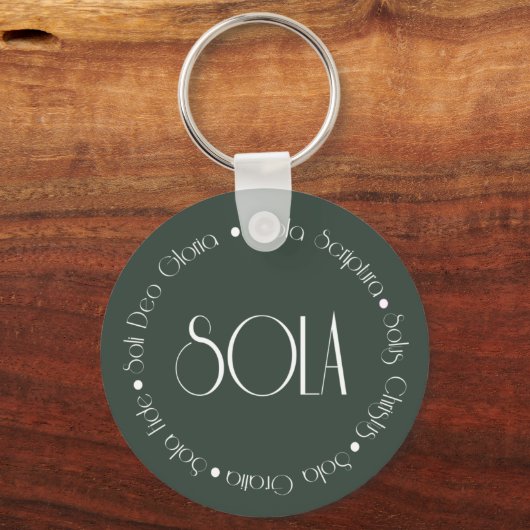 5 Solas Sleutelhanger (Voorkant)