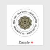 5 Solas Vinyl Sticker (Vel)