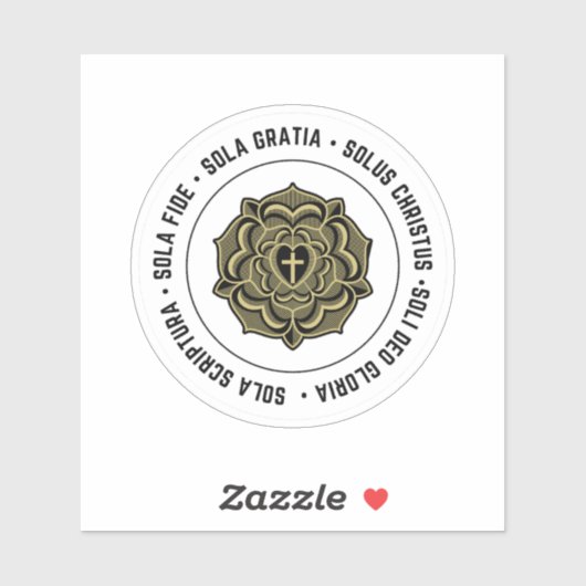 5 Solas Vinyl Sticker (Vel)