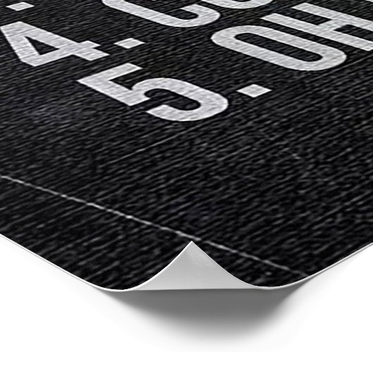 5 Sporen houtbewerking Poster (Hoek)