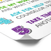 5 Stappen om de Post van het Gedrag van het Klassr Poster (Hoek)