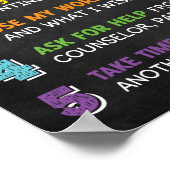 5 Stappen om het gedrag van het klaslokaal van Emo Poster (Hoek)