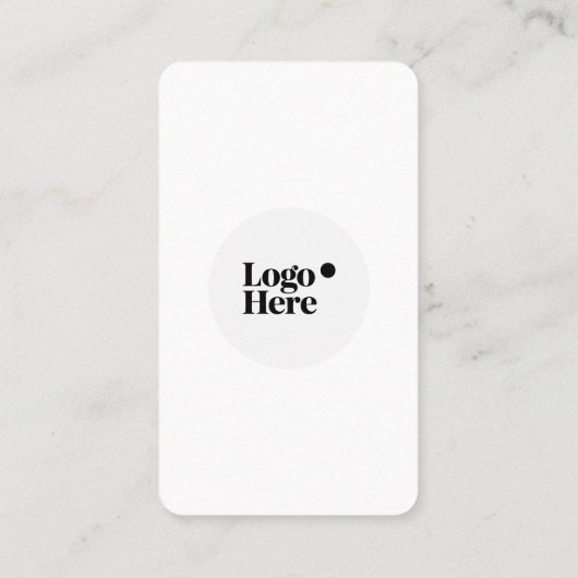 5 Star Google Review With Thank You and QR Code Visitekaartje (Achterkant)