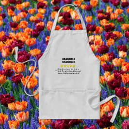5 Star Grandma Review Adult Apron Standaard Schort