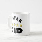 5 Star Kid Zwarte Letters Koffiemok (Voorkant links)