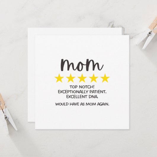 5 Star Ma Kaart (Voorkant / Achterkant in situ)