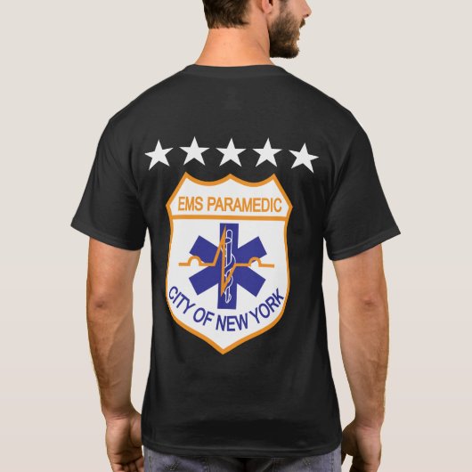 5 Star Paramedic T-Shirt (Achterkant)