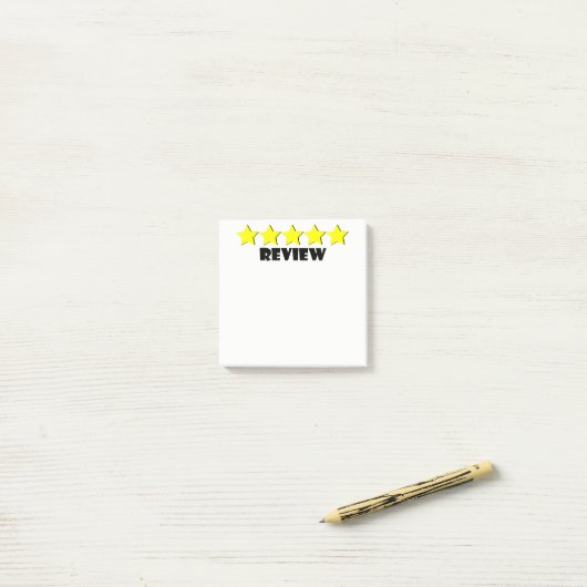 5 Star Review Post-it notities Post-it® Notes (Op bureau)
