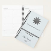 5 Star Silver Text Professional Notitieboek (Display)