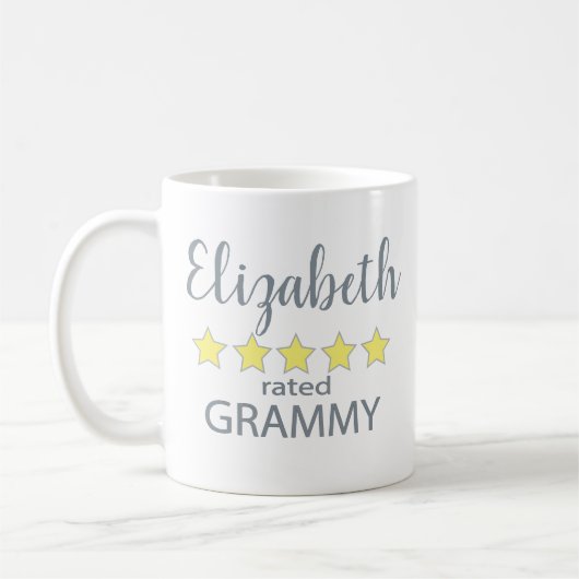 5 ster gewaardeerd Grammy Koffiemok (Links)