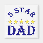 5 ster Pa Magneet (Voorkant)