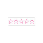 5 Ster Rating Review Book Teacher Zelfinktende Stempel (Design)